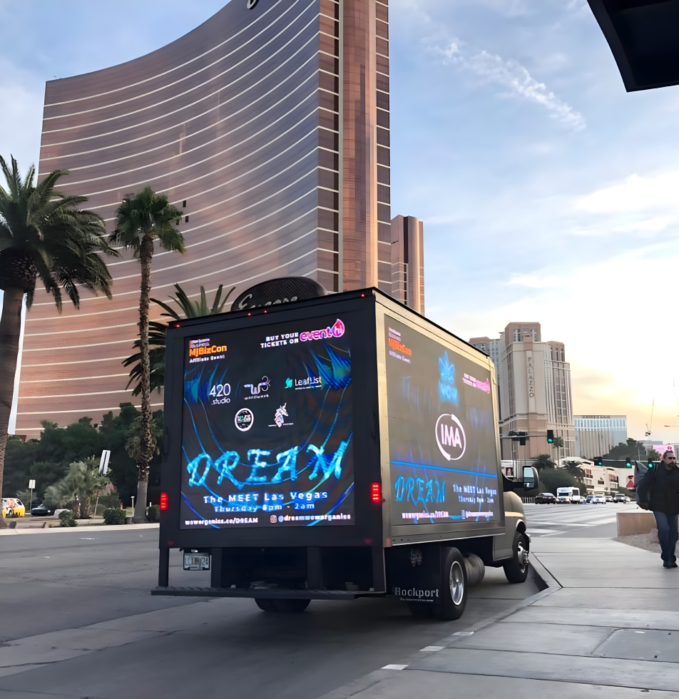 LED billboard truck